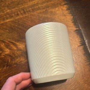 Starbucks travel mug wavy ribbed design NWTs